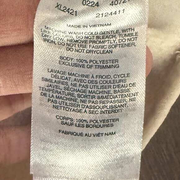 Columbia Fleece Pullover Womens Large Gray White Soft Warm Outdoor - Picture 3 of 6